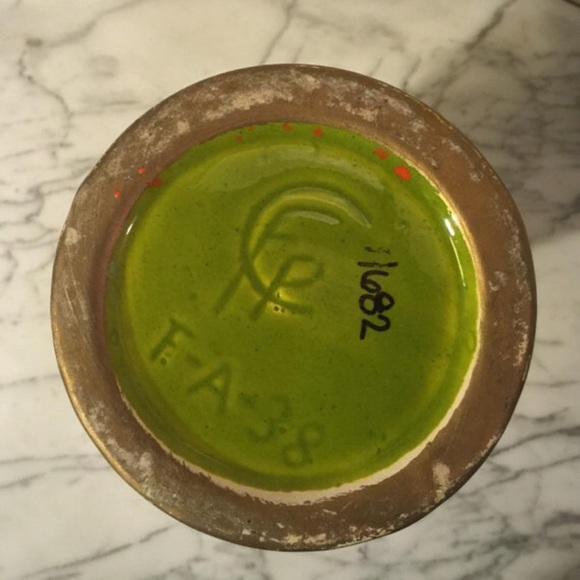 CFP California Pottery Drip Vase, Mid Century - Picture 4 of 4